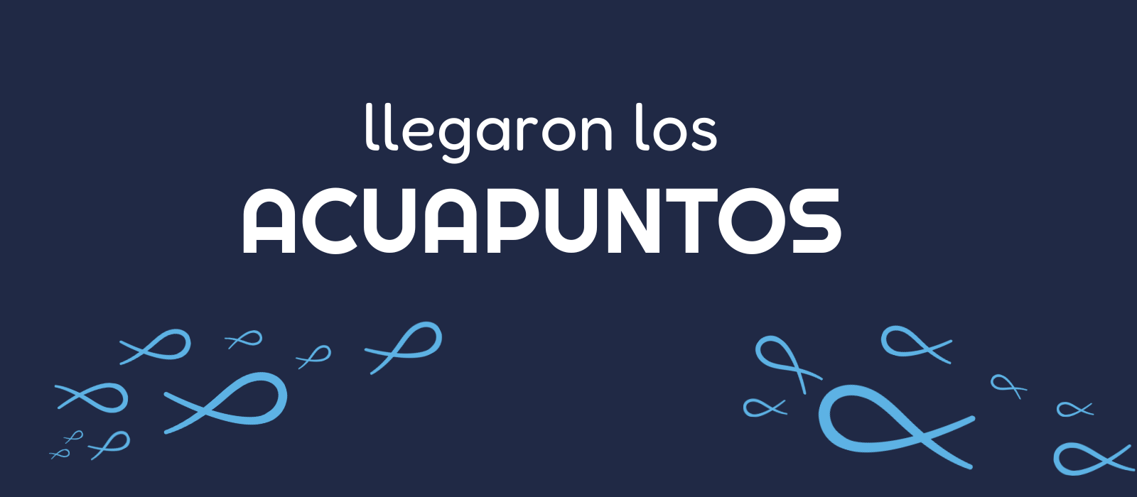 llegaron los acuapuntos 